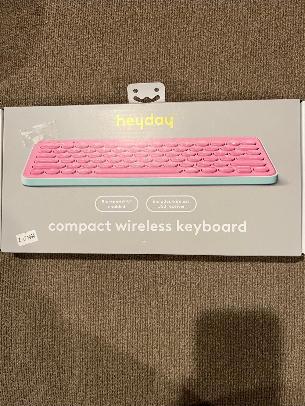 Heyday Pink Bluetooth Keyboard - NIB - Wireless